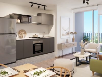 CDI - San Ramon_Depto T1A_Living Comedor(Sin FDV)_v00